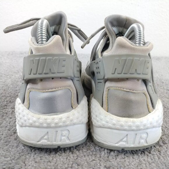 Nike Air Huarache Run SE Womens 8.5 Shoes Gray Silver Low 859429-002 NO INSOLES - Picture 9 of 11